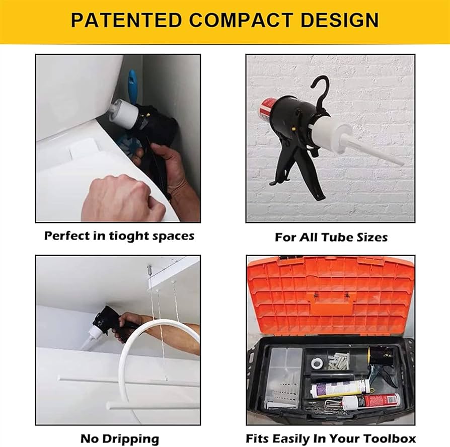 Amazon.co.jp: コーキングガンポータブルシリコンマスチックシーラント